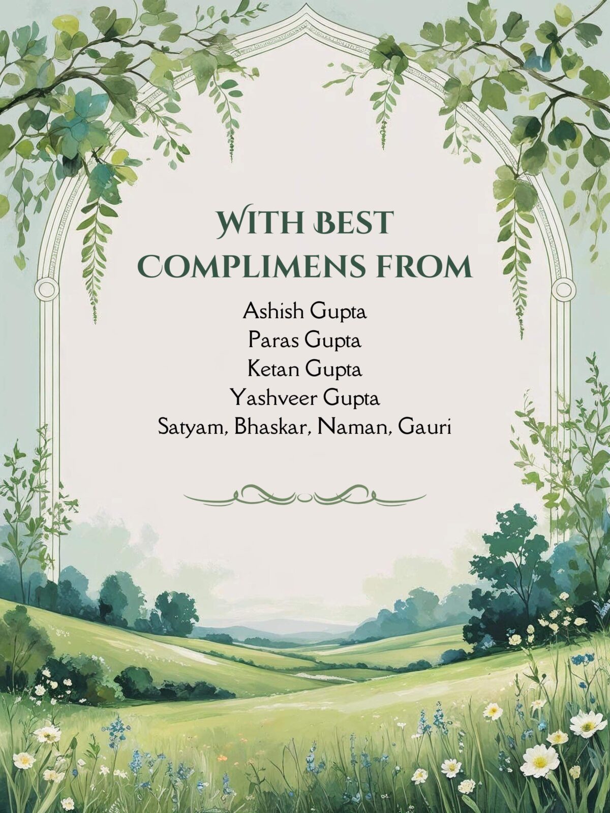 Landscape Wedding Invitation Card Online Download 4 Pages - Image 4