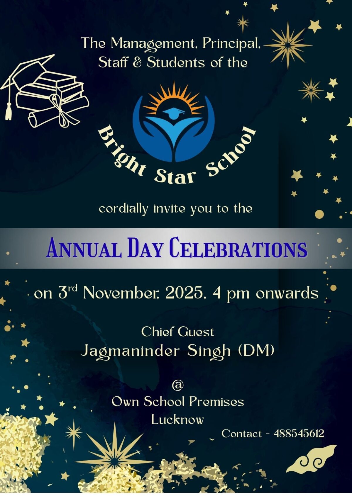 Annual Day Celebration Invitation Online with Elegant Design