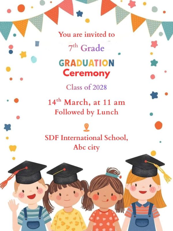 Graduation Ceremony Invitation Online Download